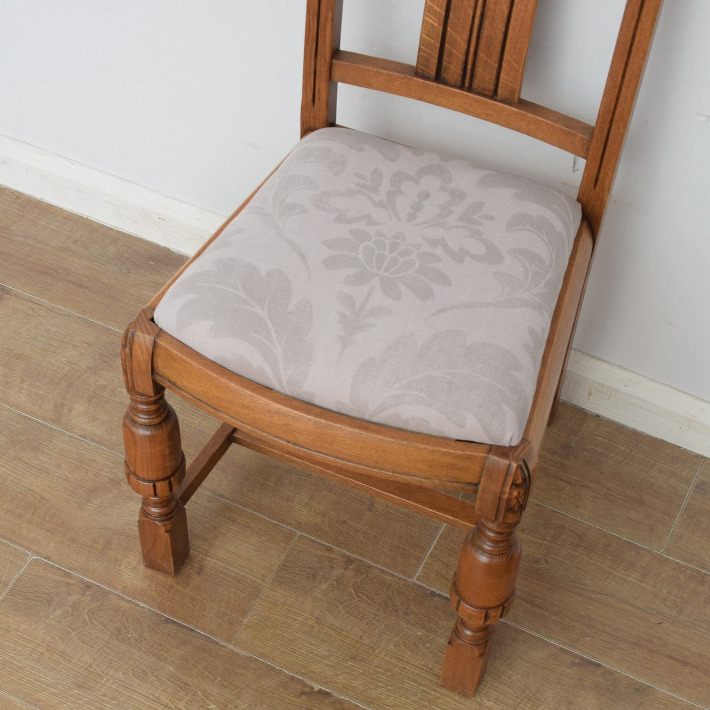 Draw-Leaf Table and Four Chairs