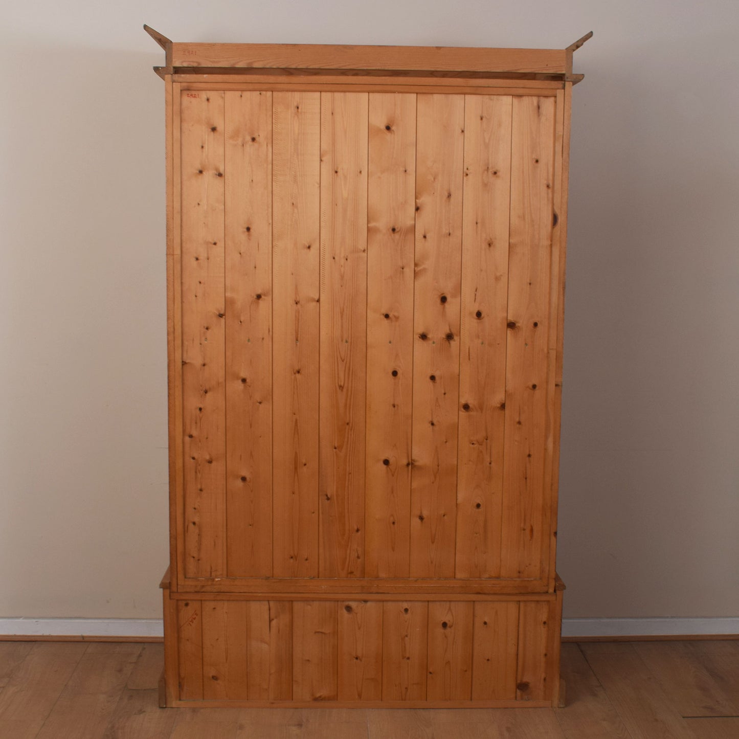 Large Pine Double Wardrobe