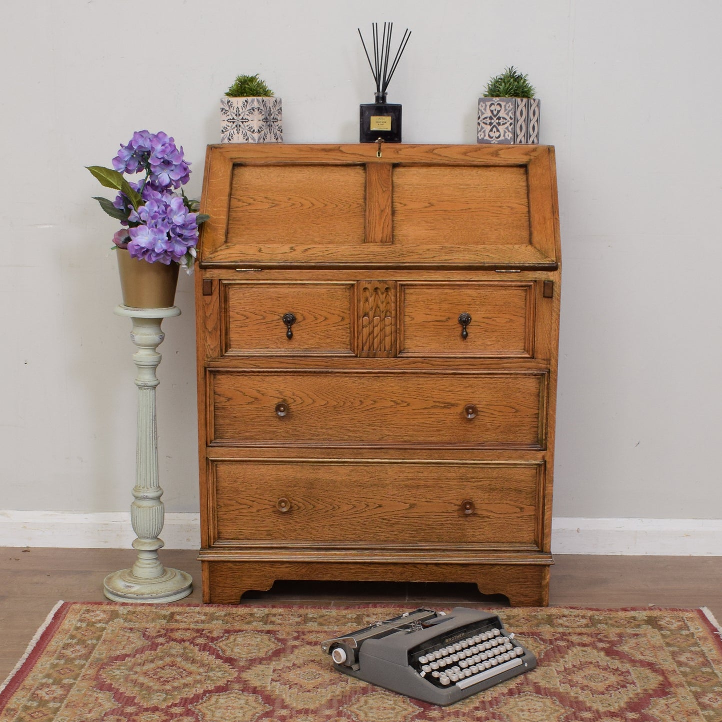 Restored Oak Bureau