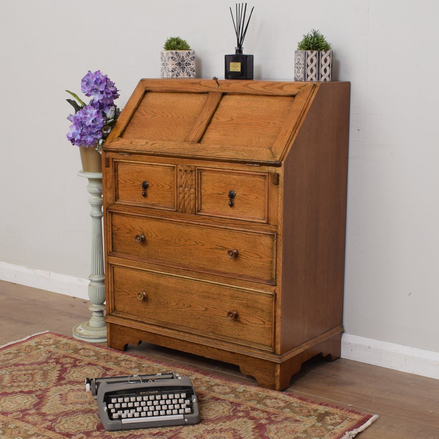 Restored Oak Bureau