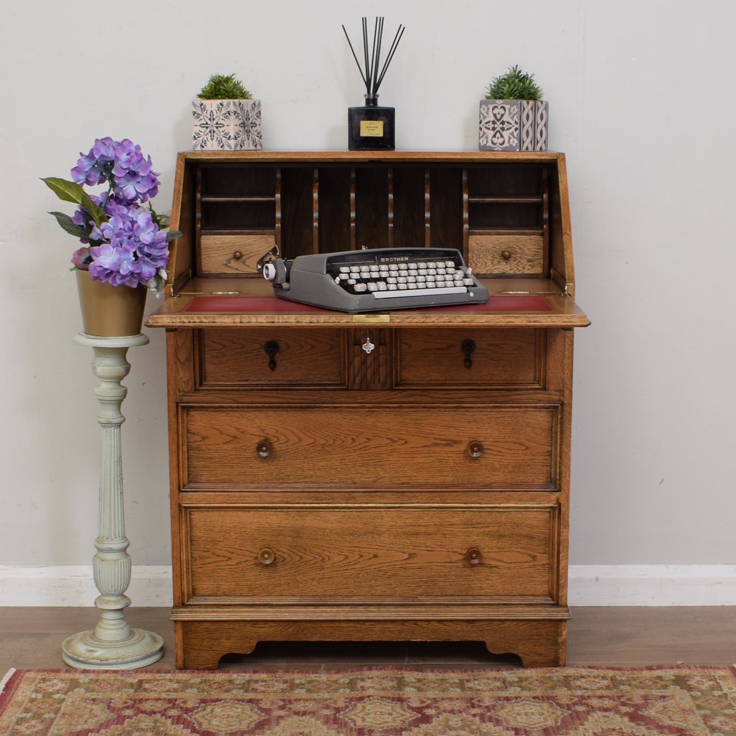 Restored Oak Bureau