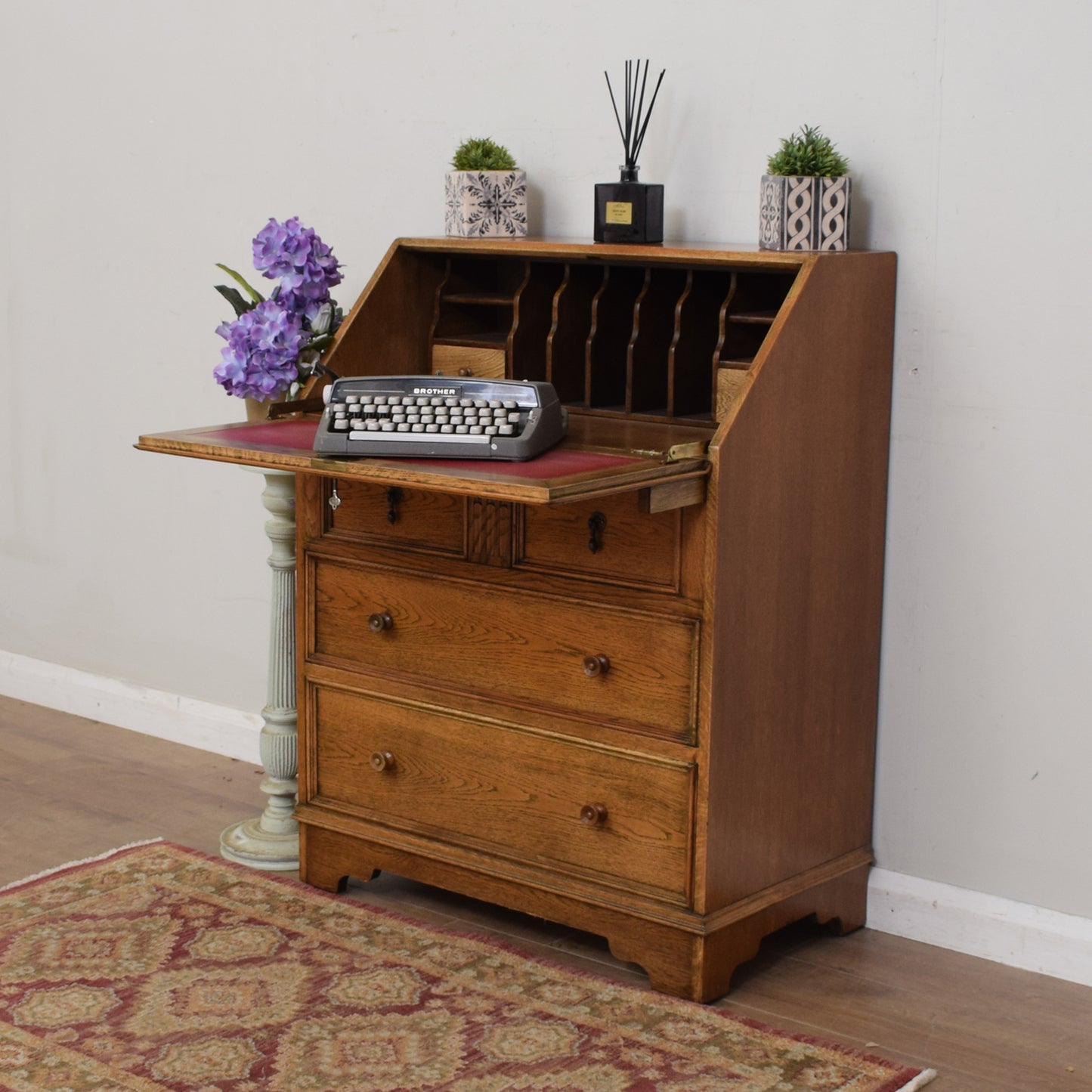 Restored Oak Bureau