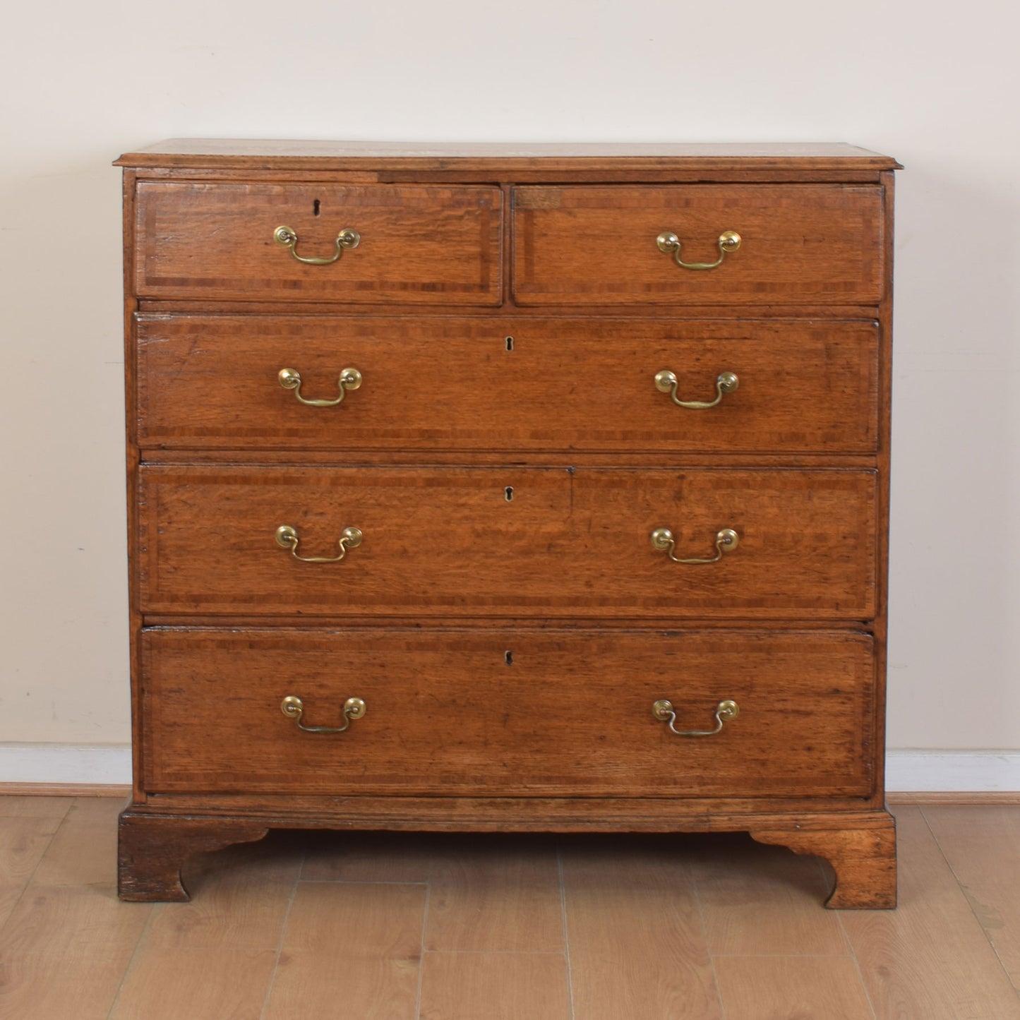 Large Oak Chest Of Drawers