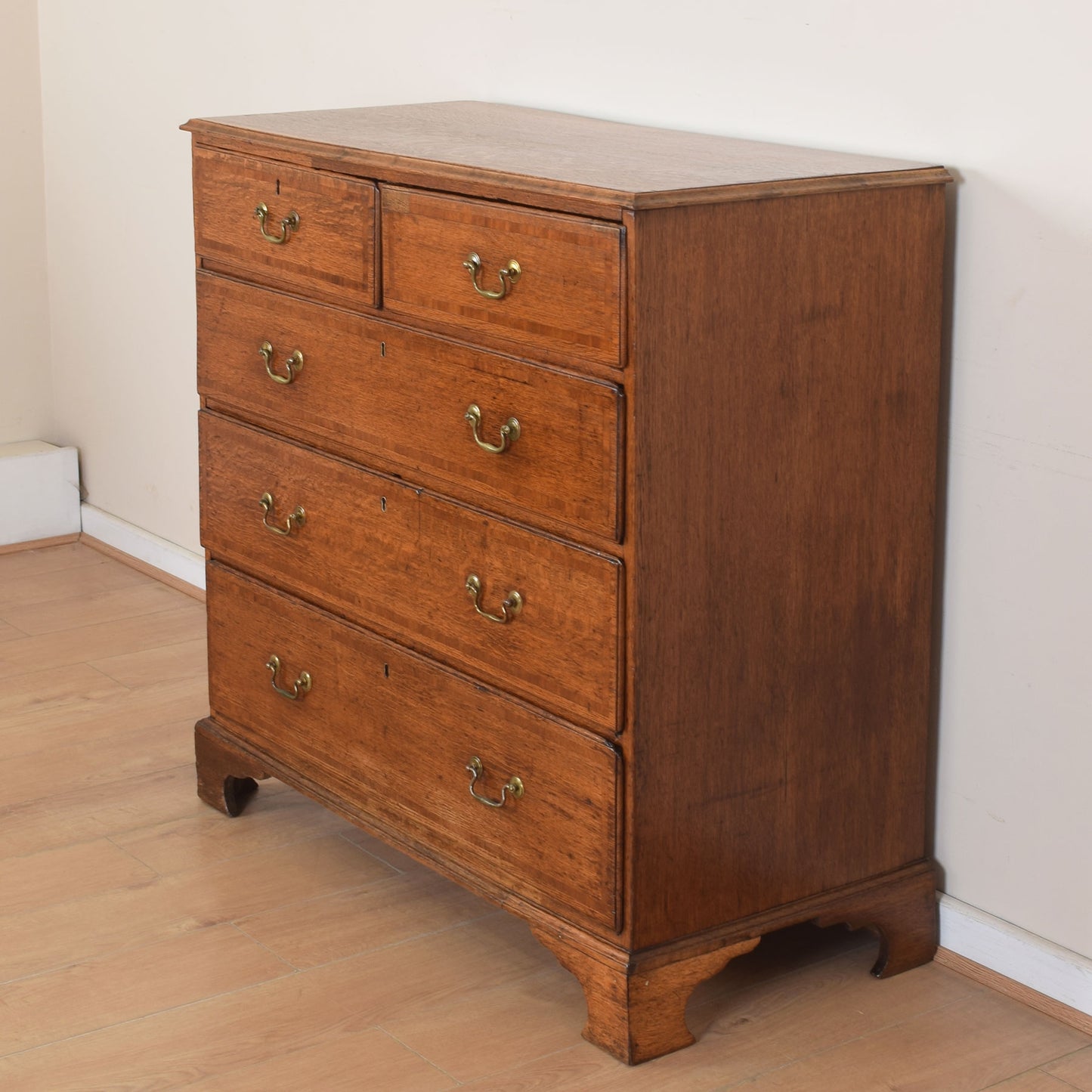 Large Oak Chest Of Drawers