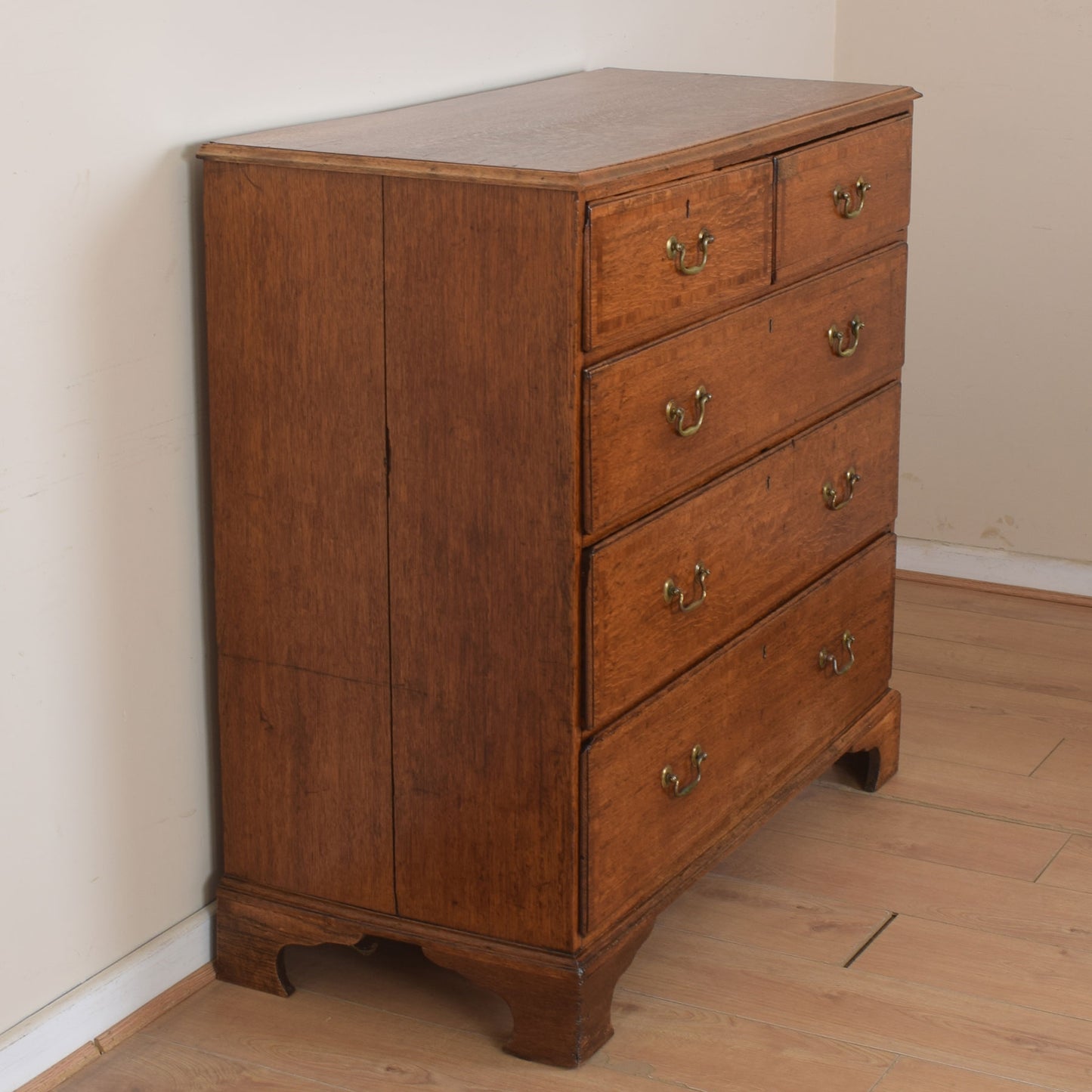 Large Oak Chest Of Drawers