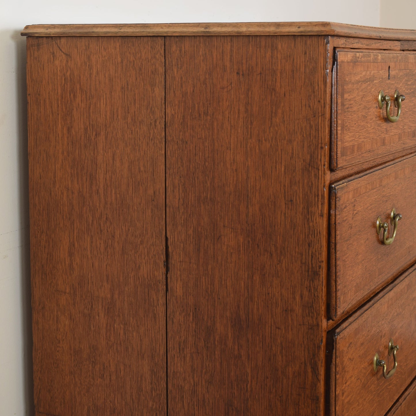 Large Oak Chest Of Drawers