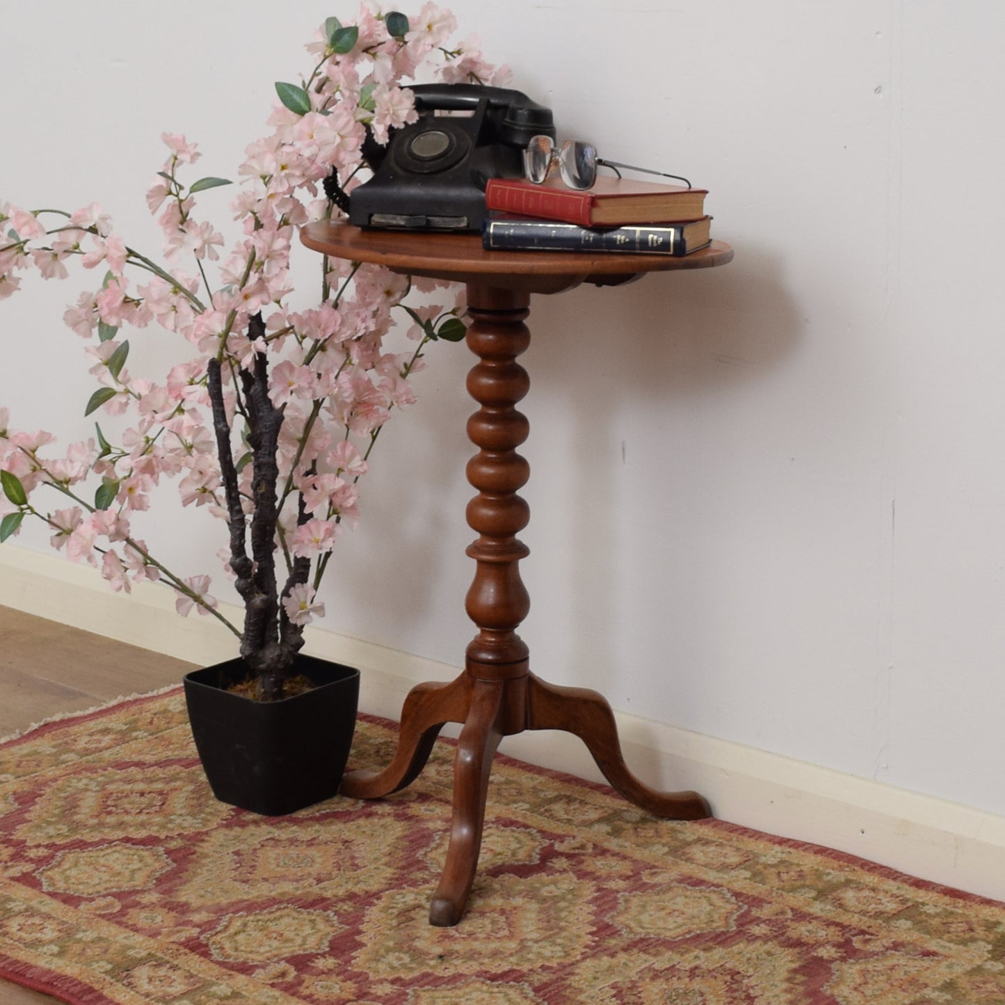 Mahogany Tilt-Top Side Table