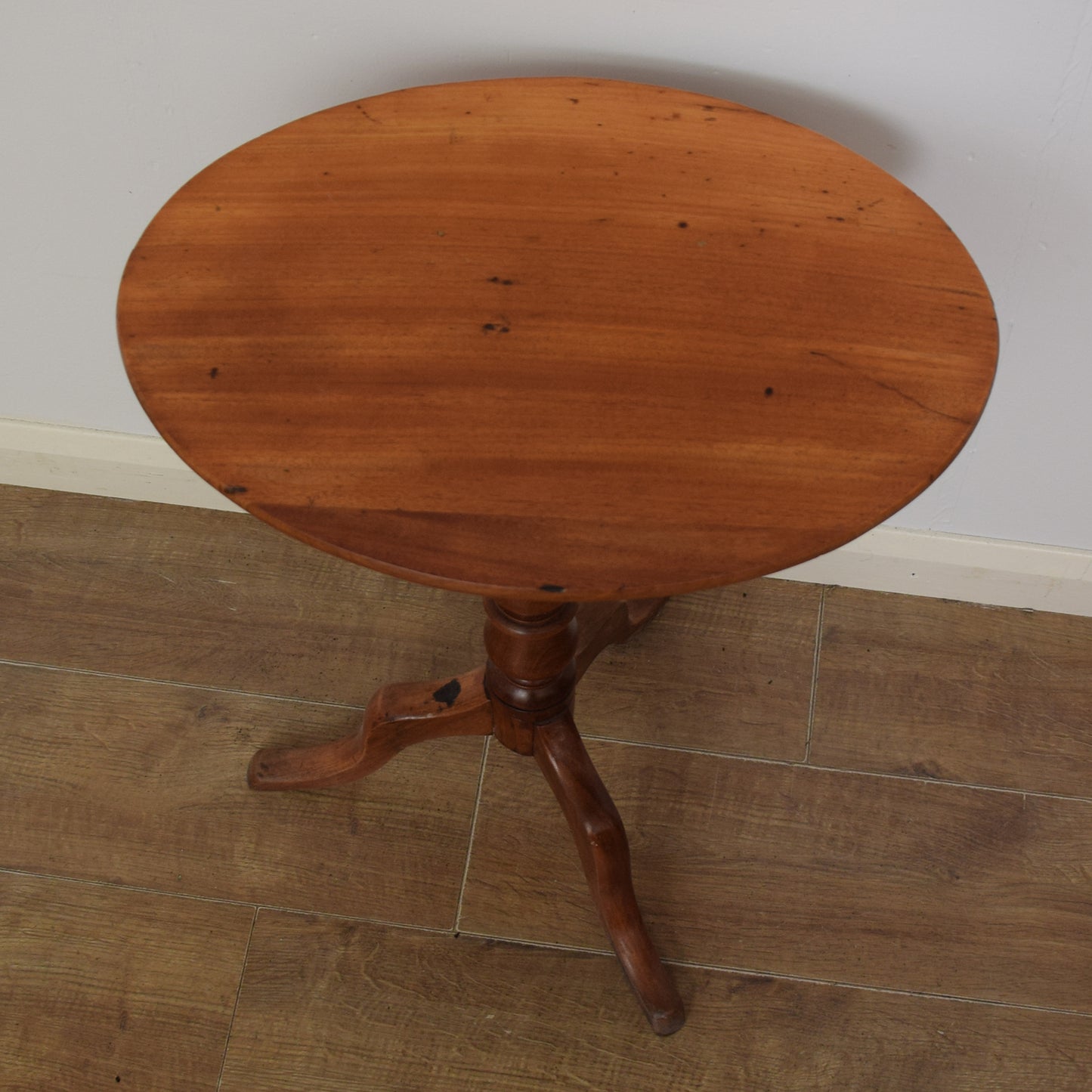 Mahogany Tilt-Top Side Table
