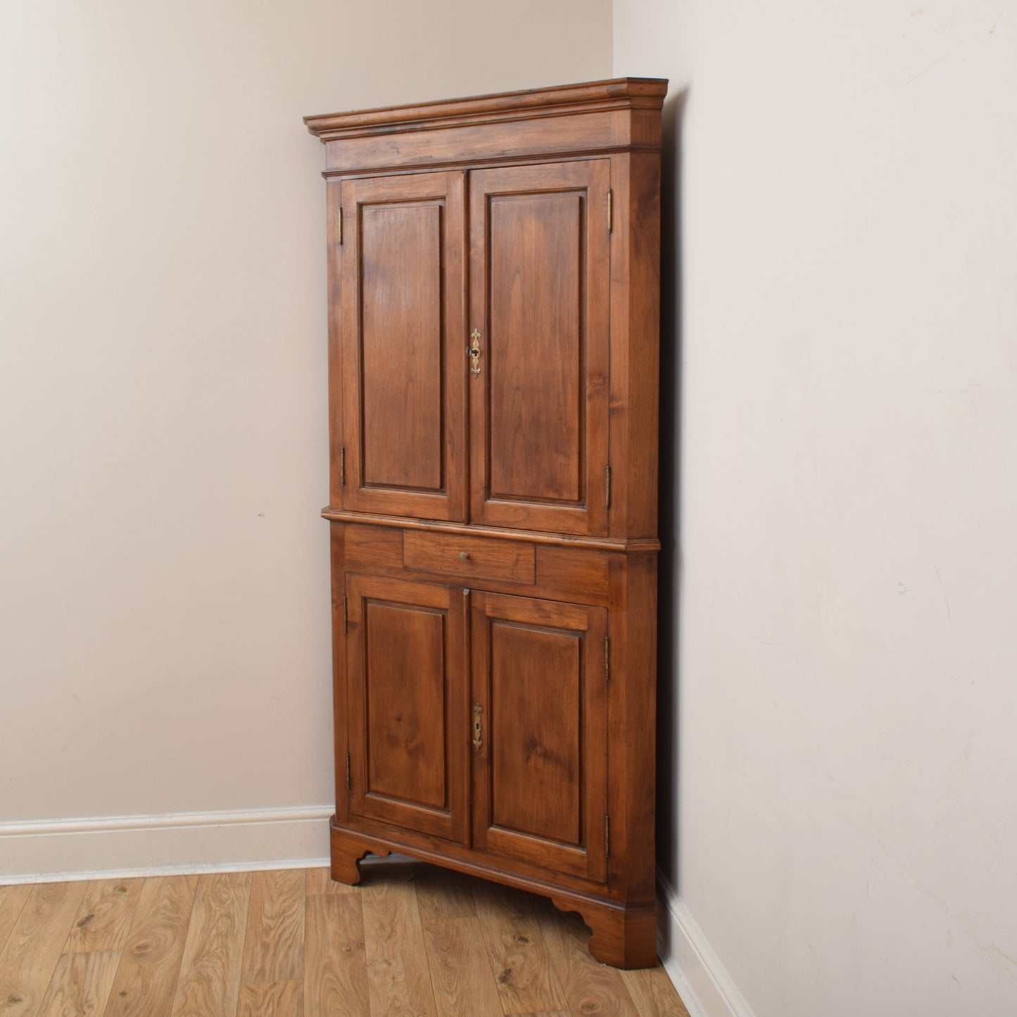 Oak Corner Cabinet