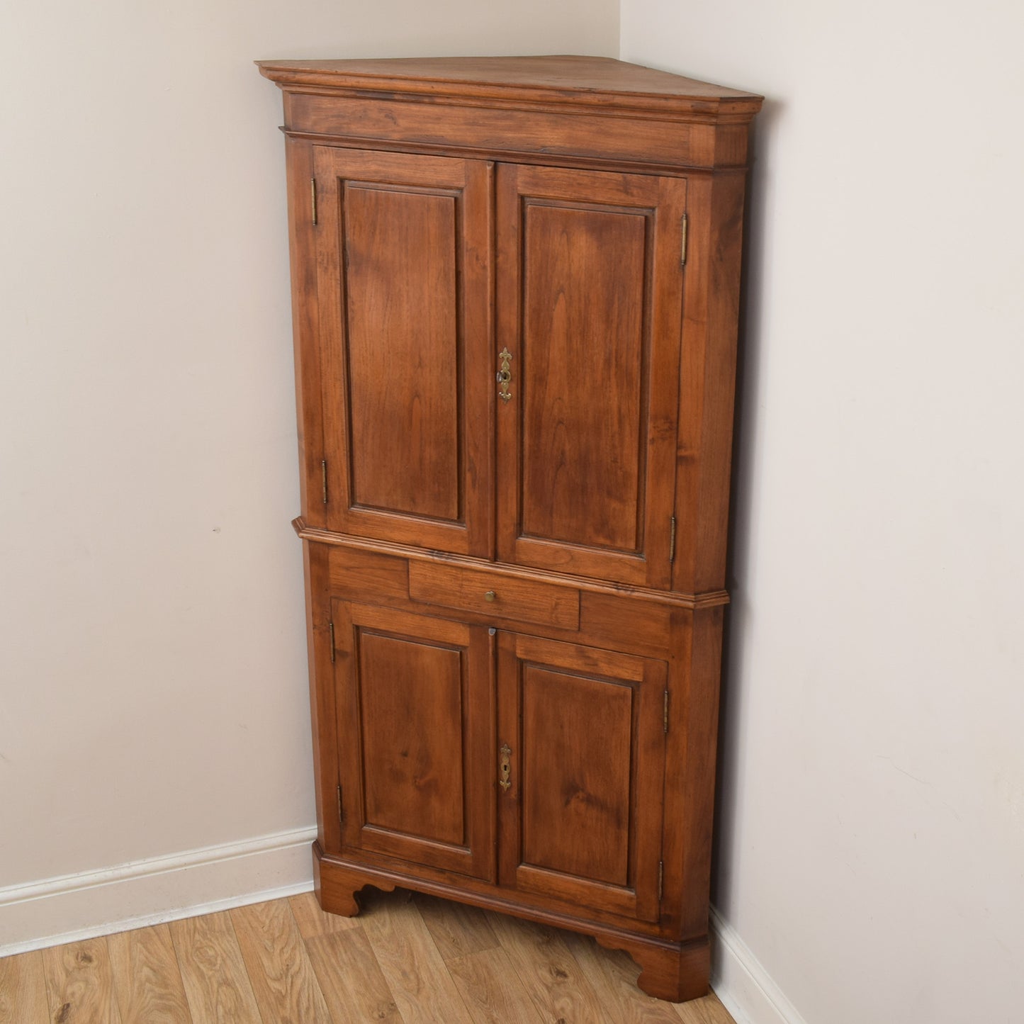 Oak Corner Cabinet