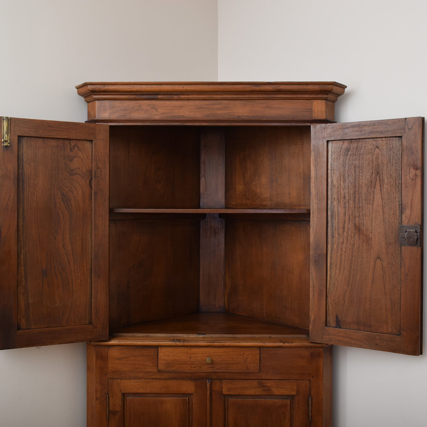 Oak Corner Cabinet