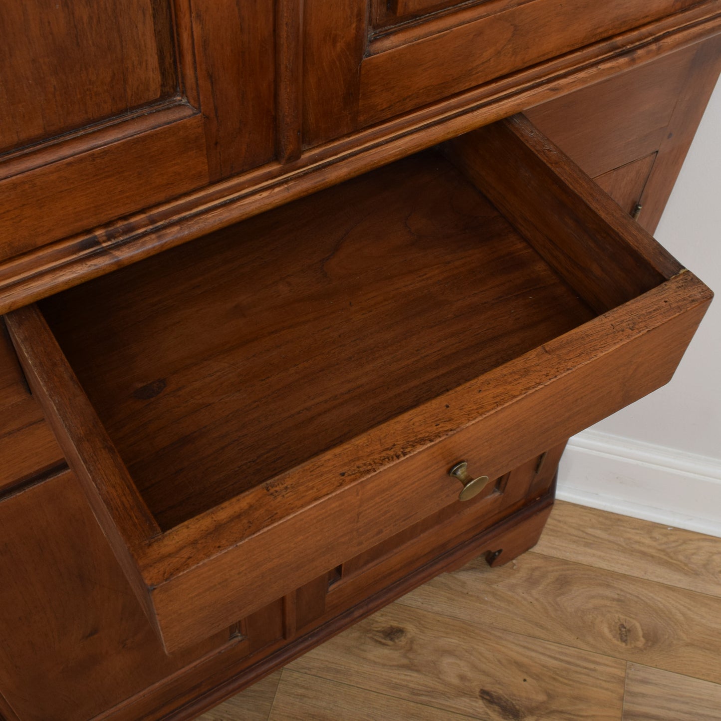 Oak Corner Cabinet