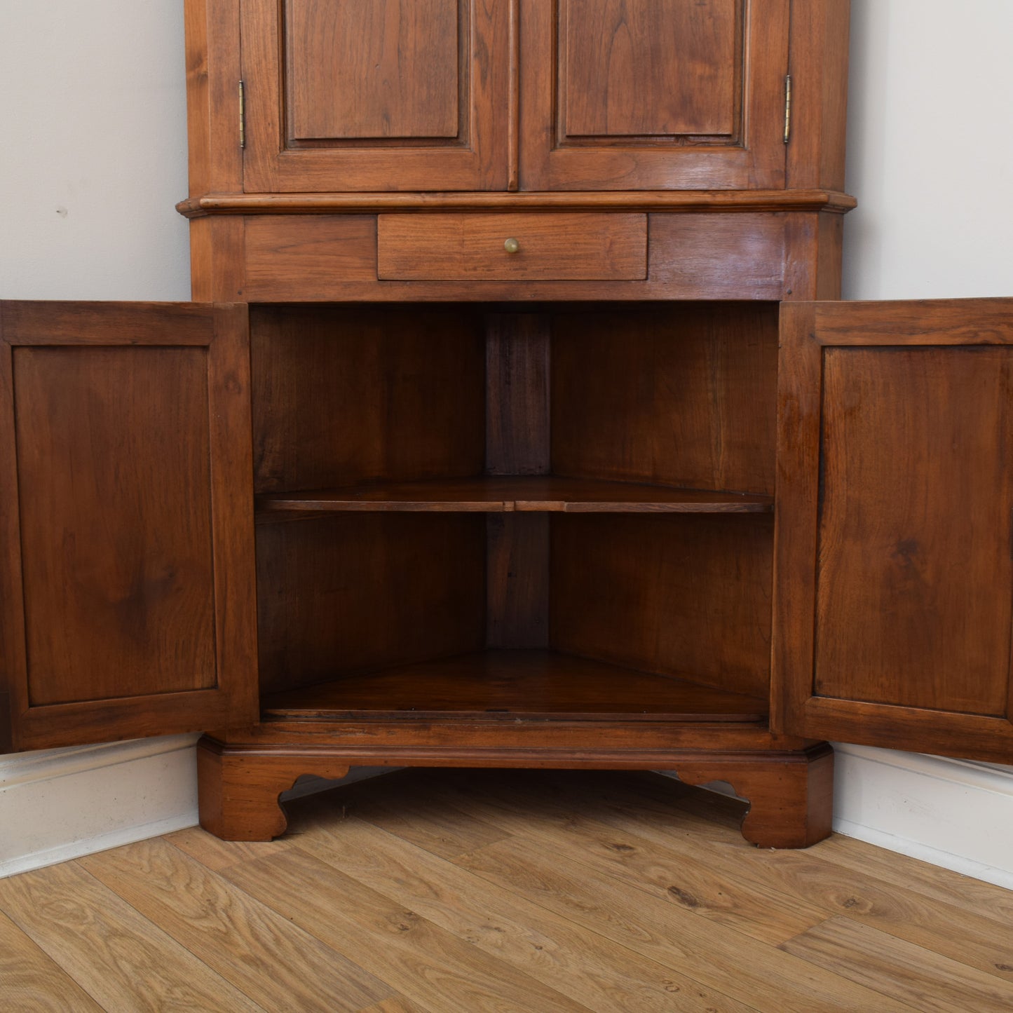 Oak Corner Cabinet