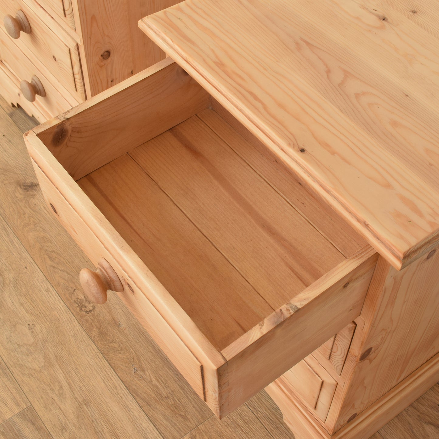 Pair Of Pine Bedsides
