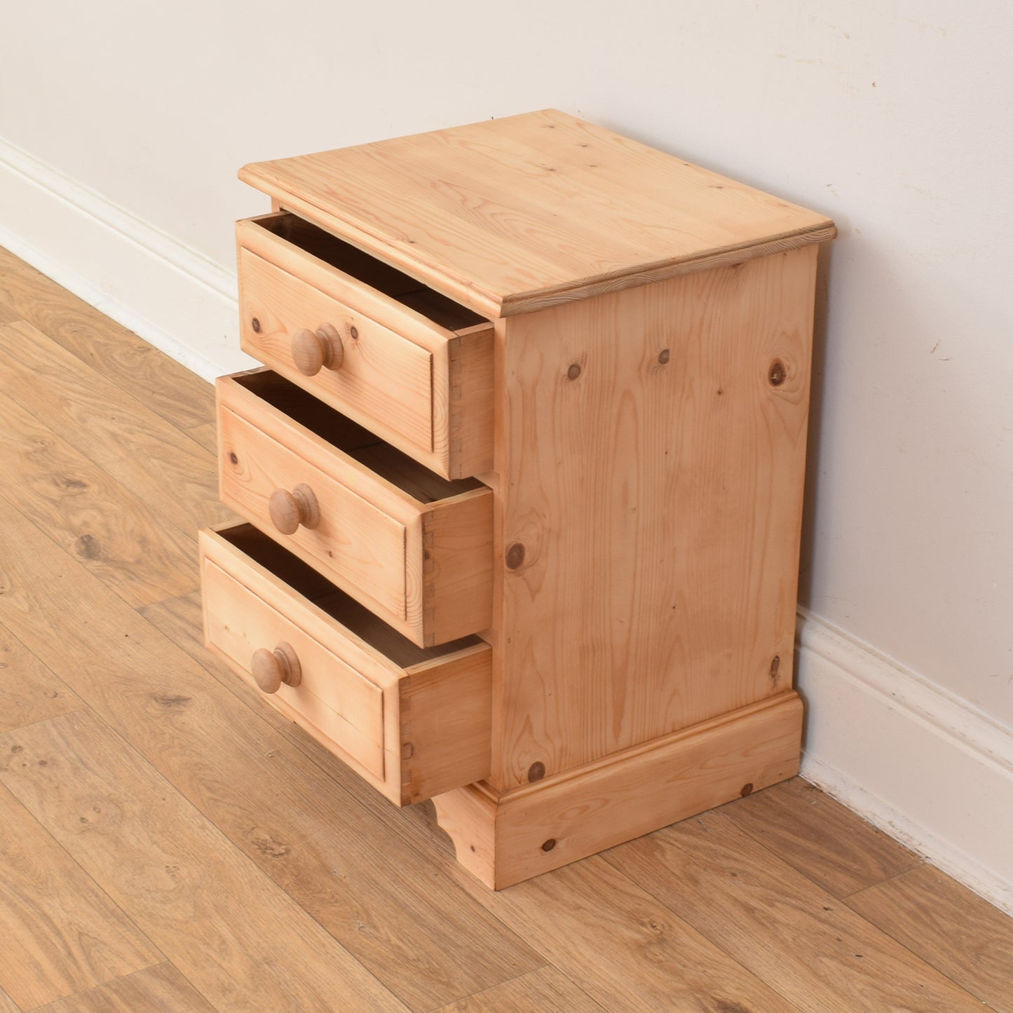 Pair Of Pine Bedsides