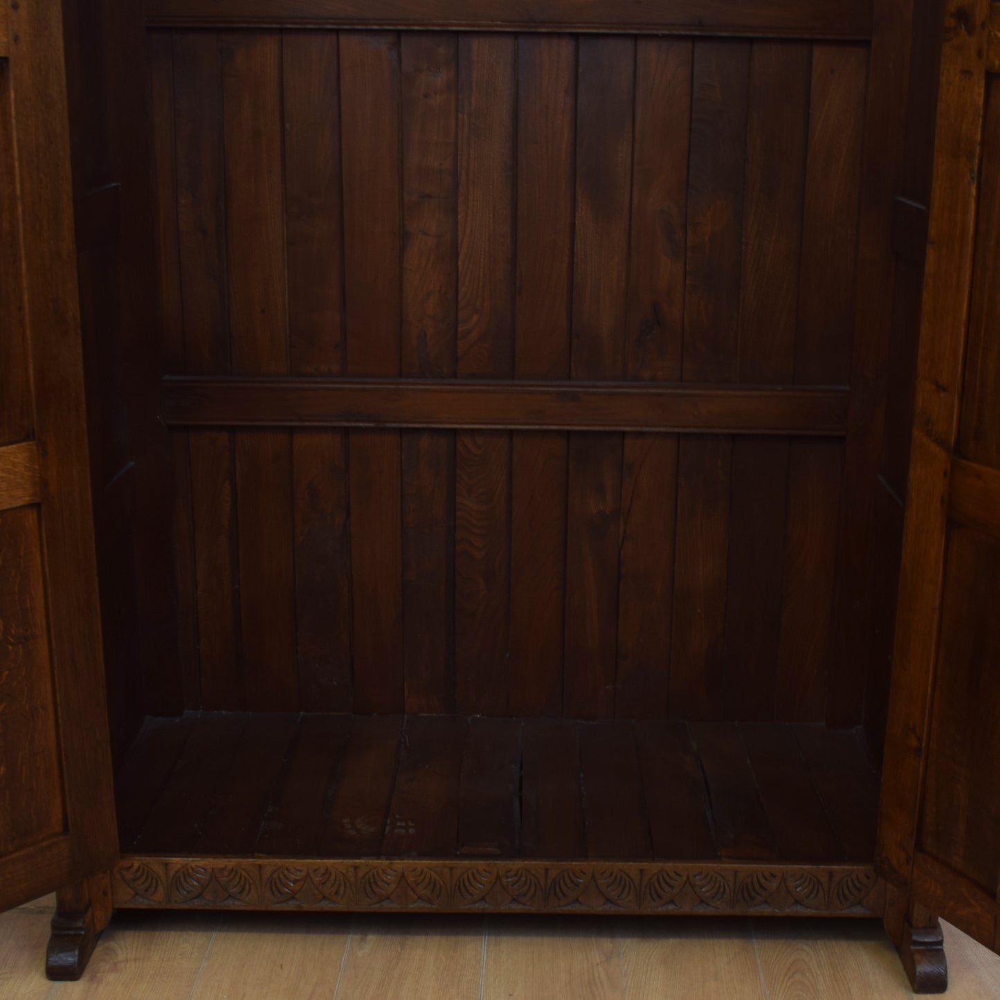 Large Carved Oak Wardrobe