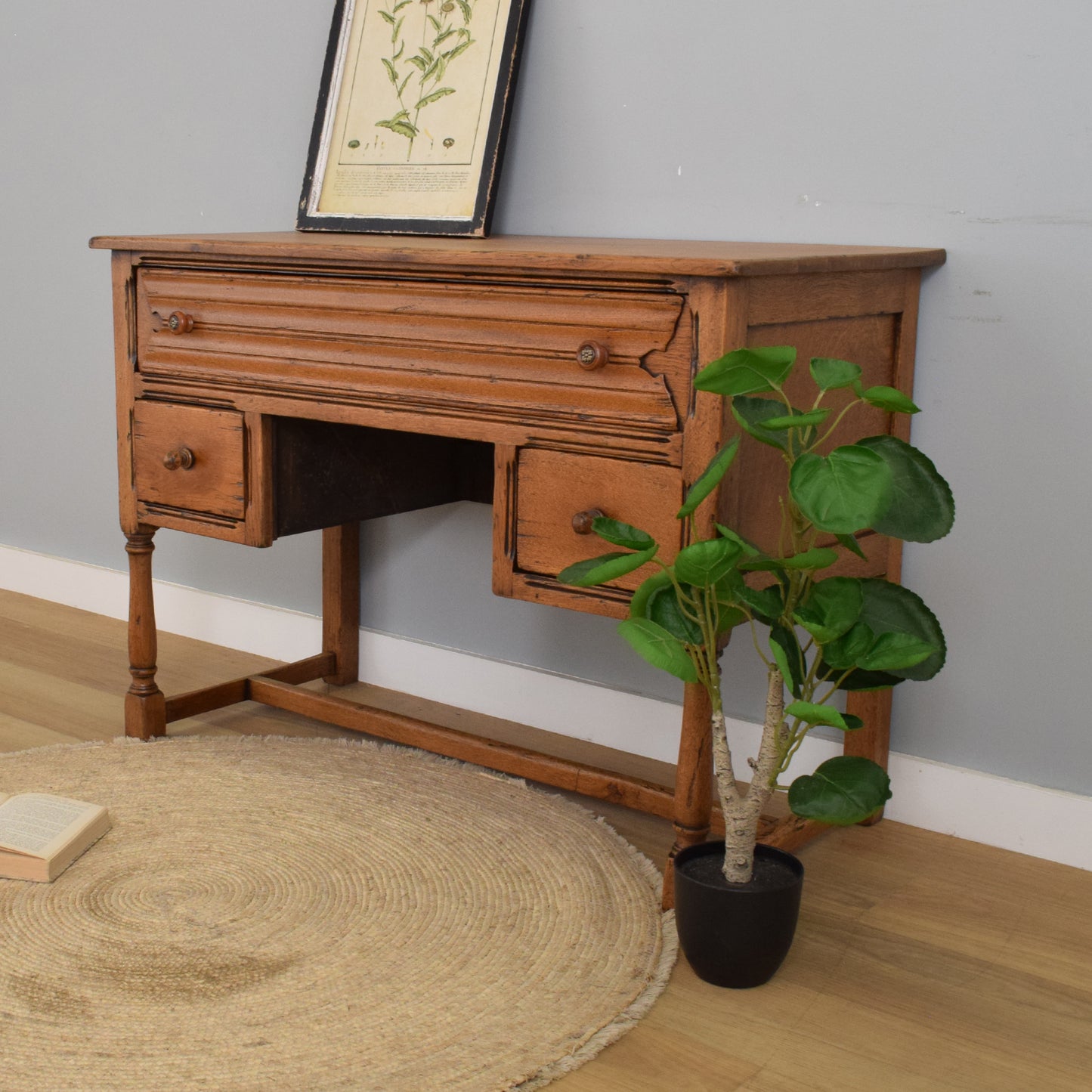 Rustic Oak Desk