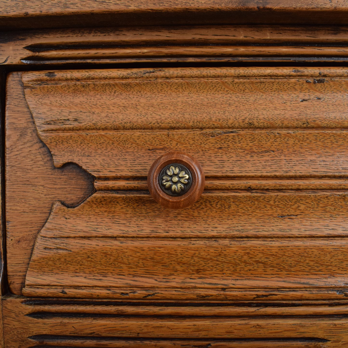 Rustic Oak Desk