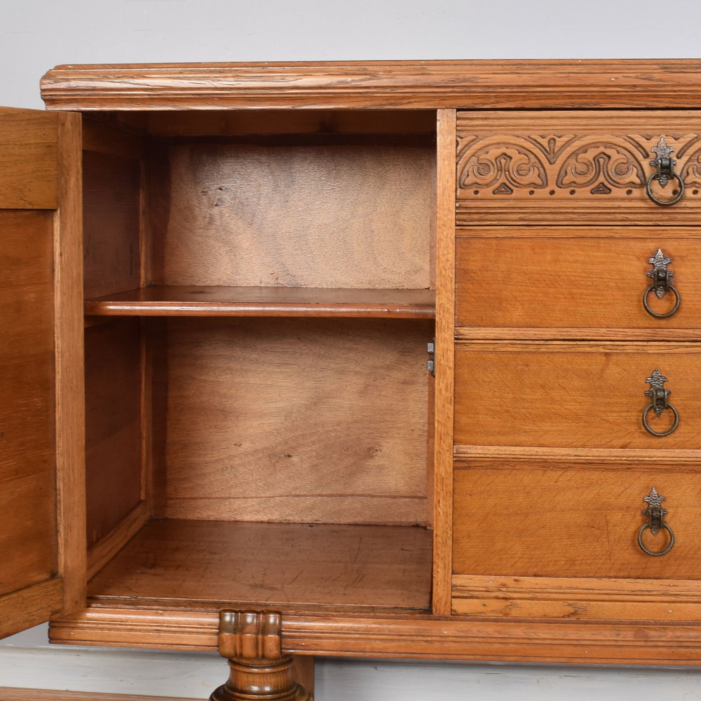 Vintage Oak Sideboard