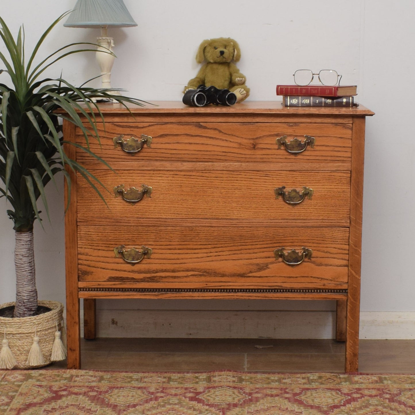 Vintage Oak Chest Of Drawers