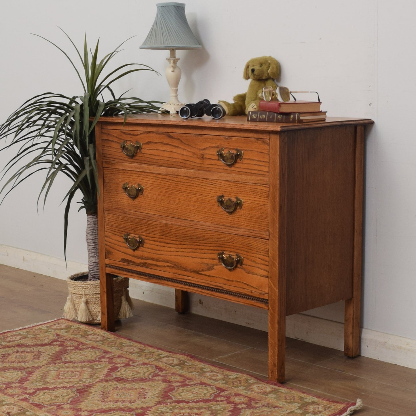 Vintage Oak Chest Of Drawers