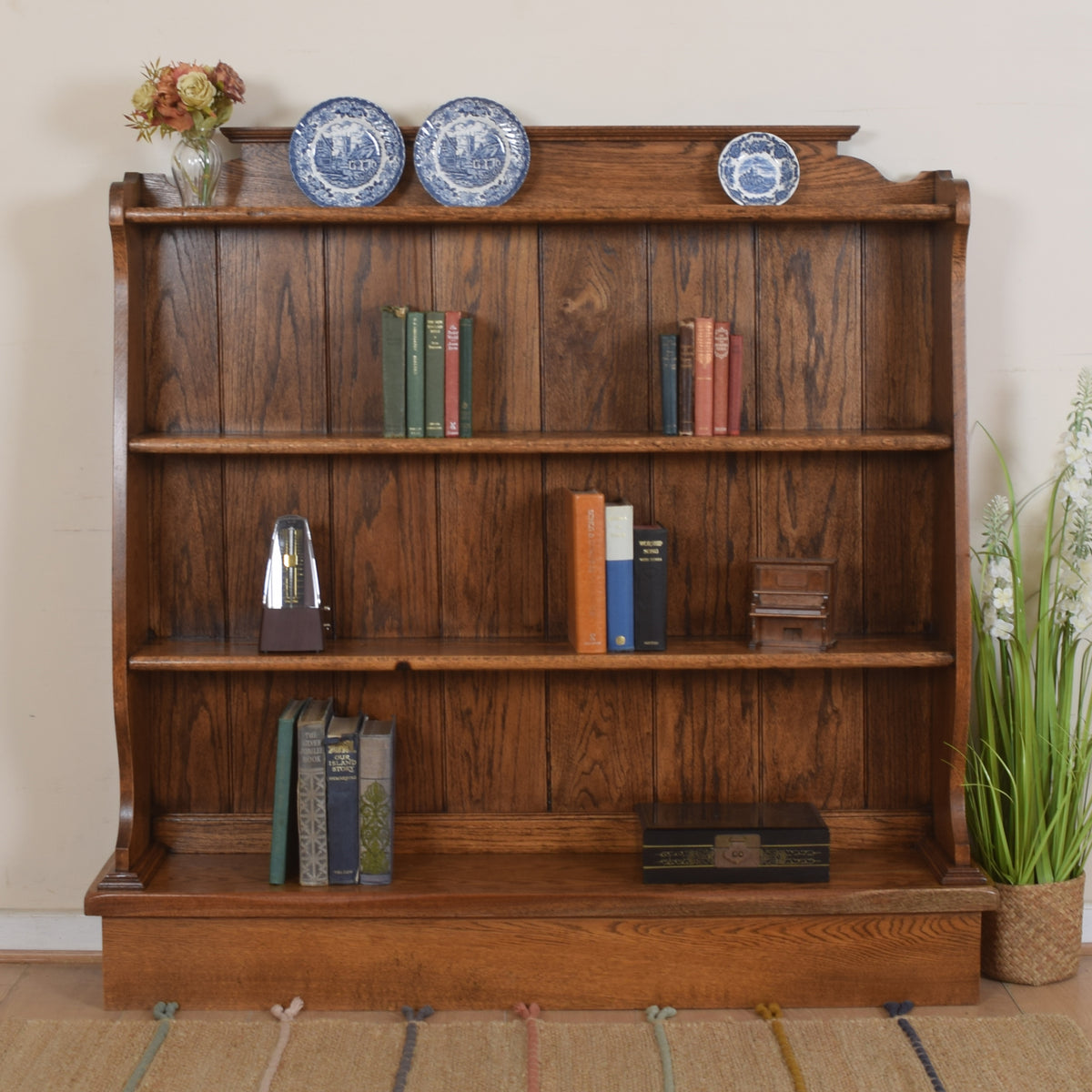 Solid Oak Bookcase