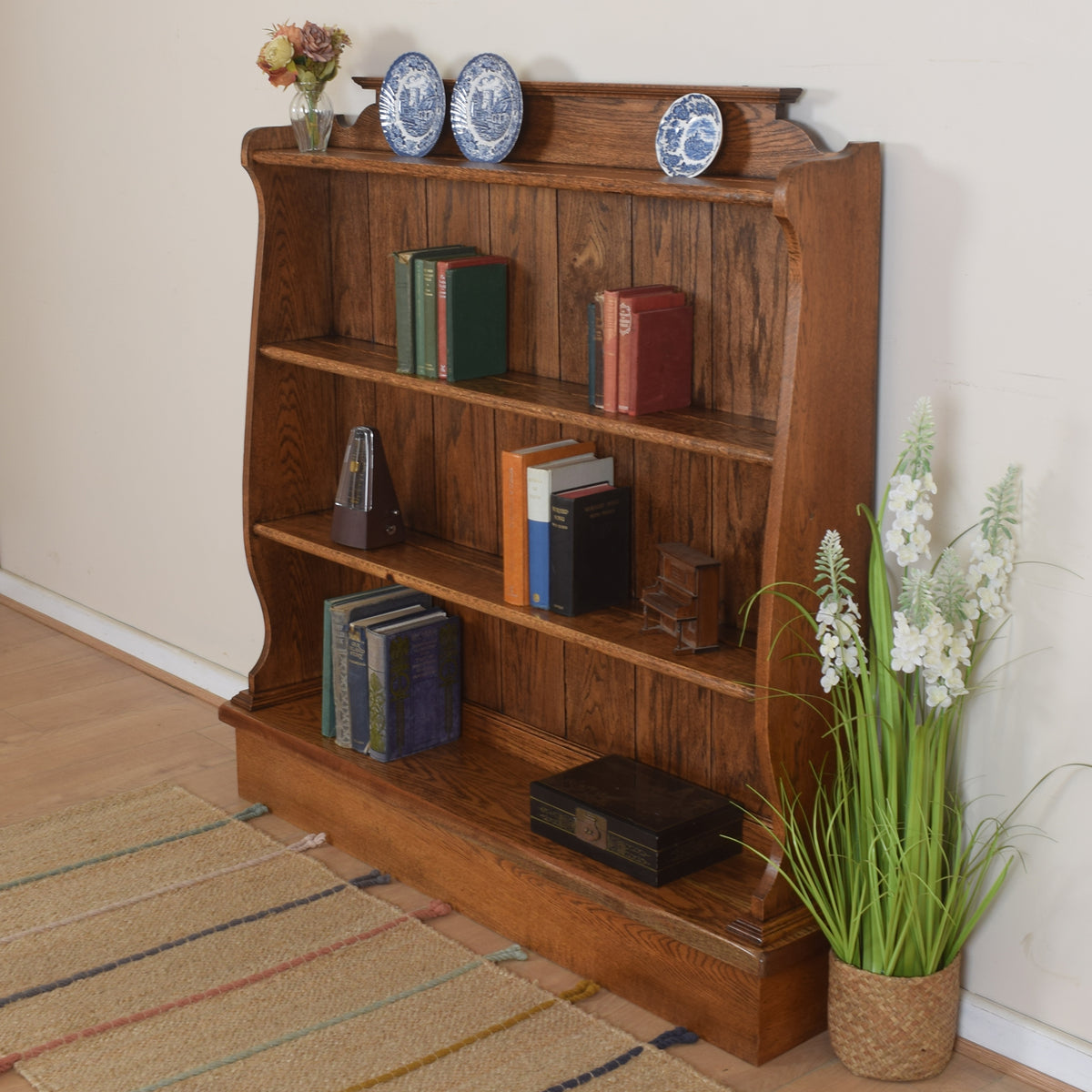 Solid Oak Bookcase