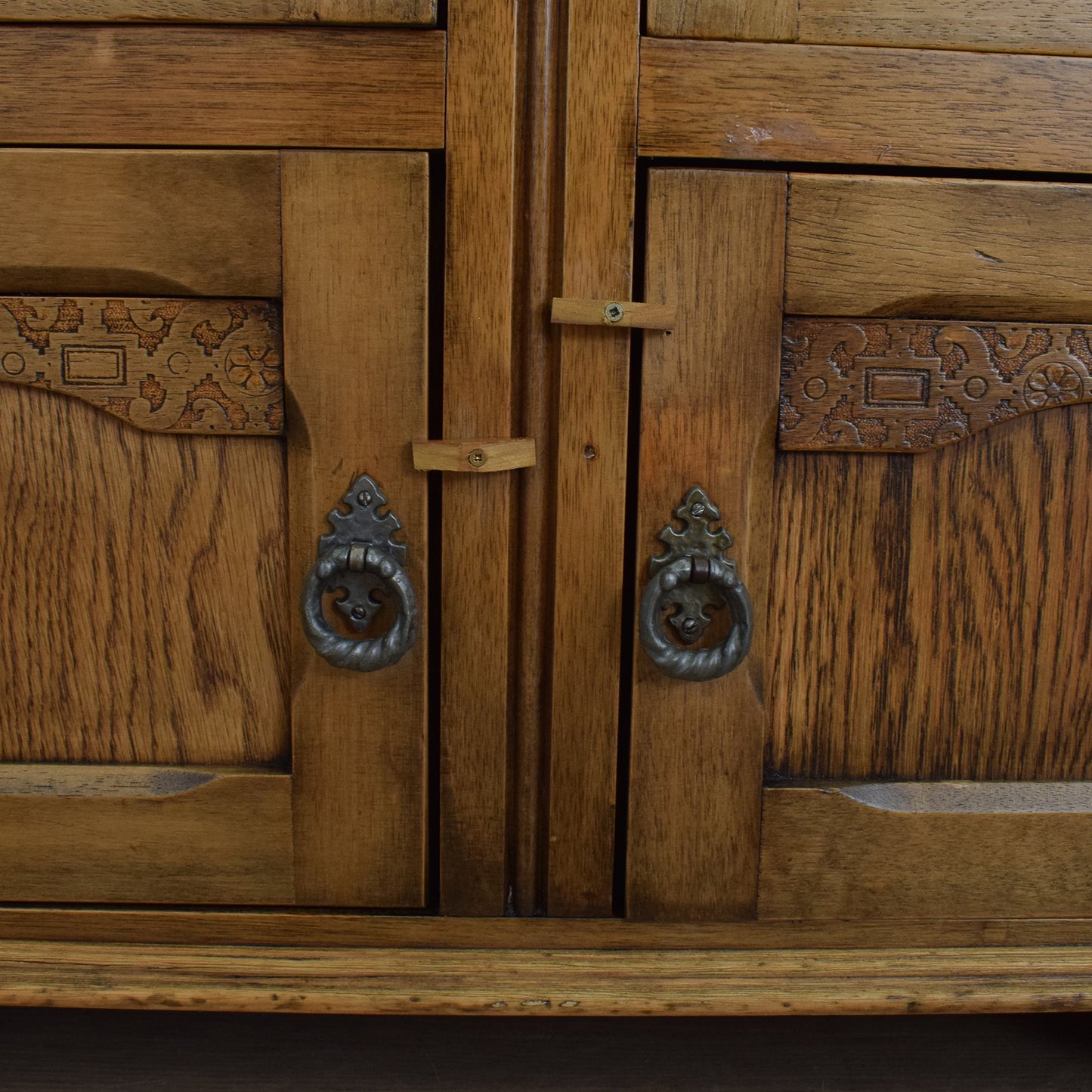Refinished Glazed Bookcase