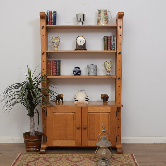 Restored Oak Cheese Rack
