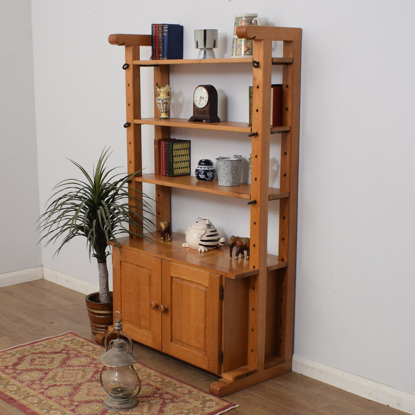 Restored Oak Cheese Rack