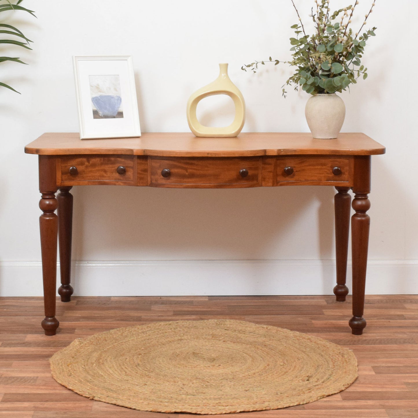 Rustic Mahogany Hall Table