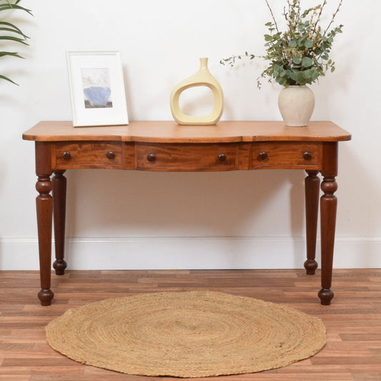 Rustic Mahogany Hall Table