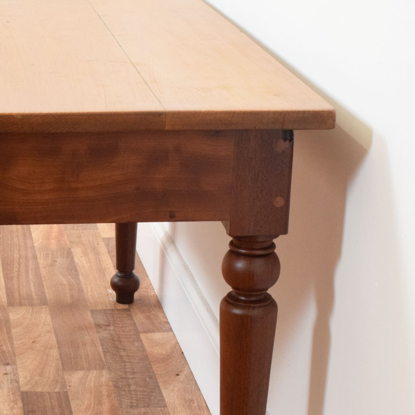 Rustic Mahogany Hall Table