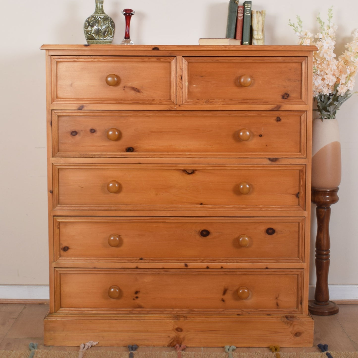 Large Pine Chest of Drawers
