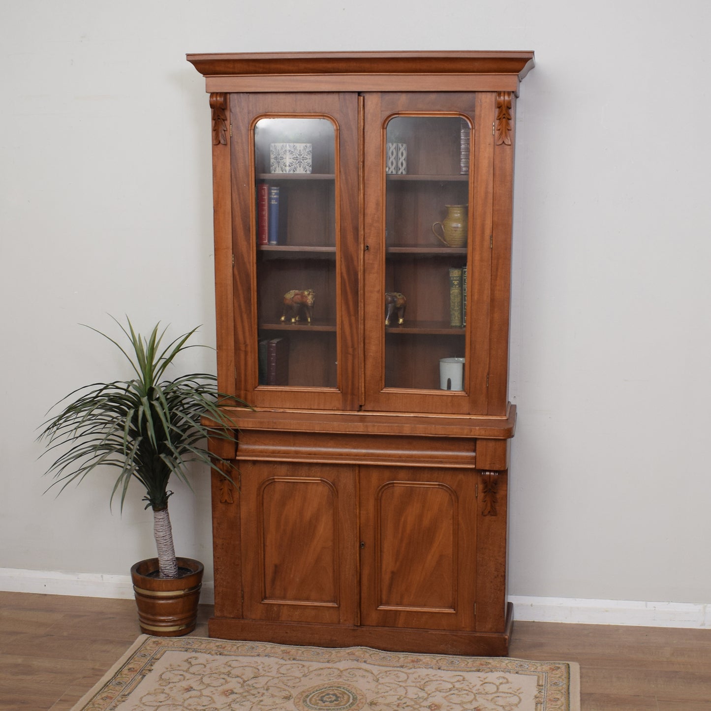 Vintage Mahogany Display Cabinet