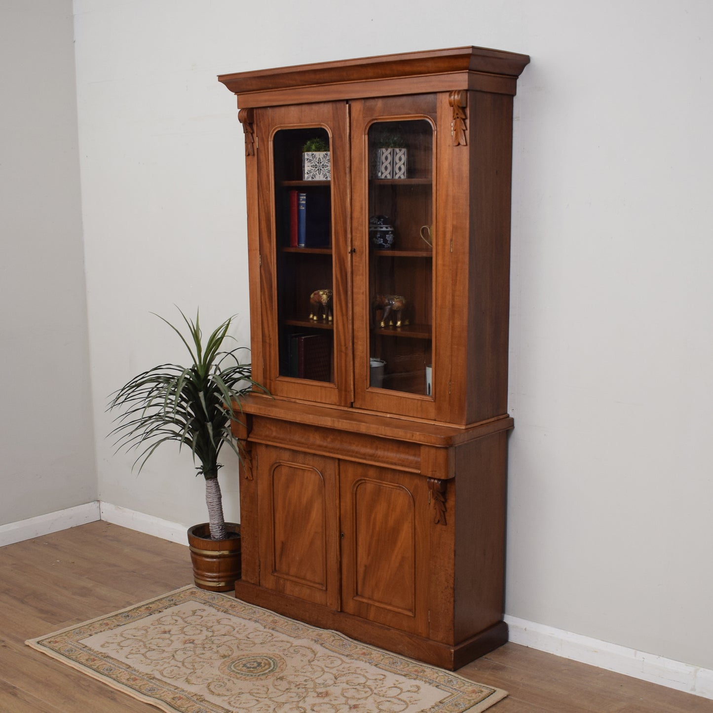 Vintage Mahogany Display Cabinet