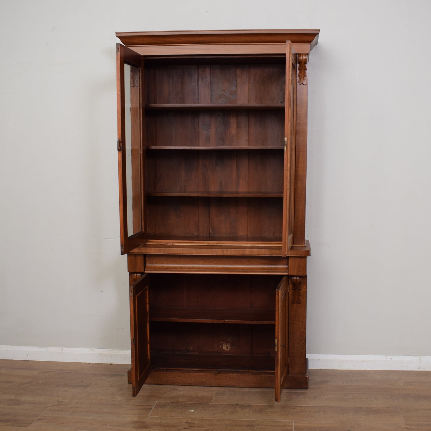 Vintage Mahogany Display Cabinet