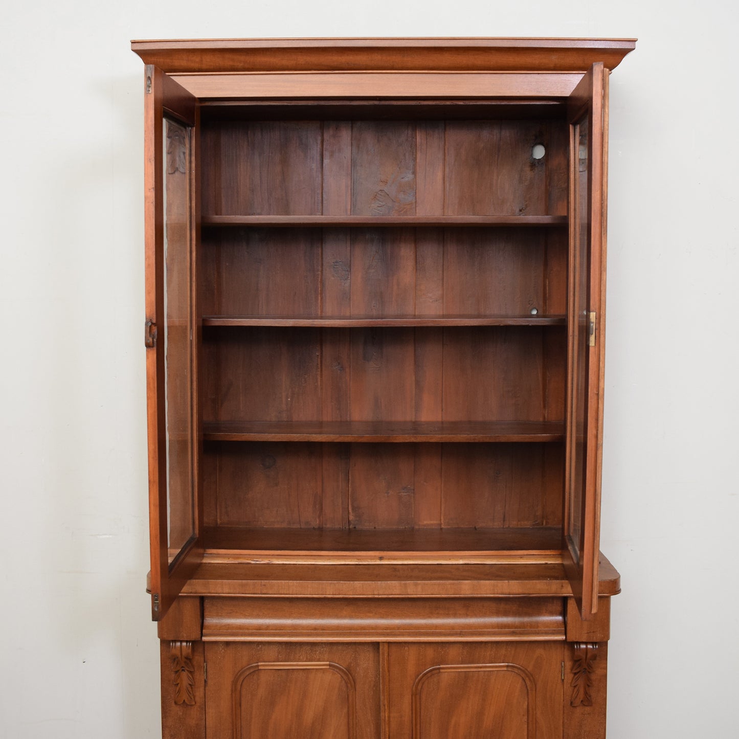 Vintage Mahogany Display Cabinet