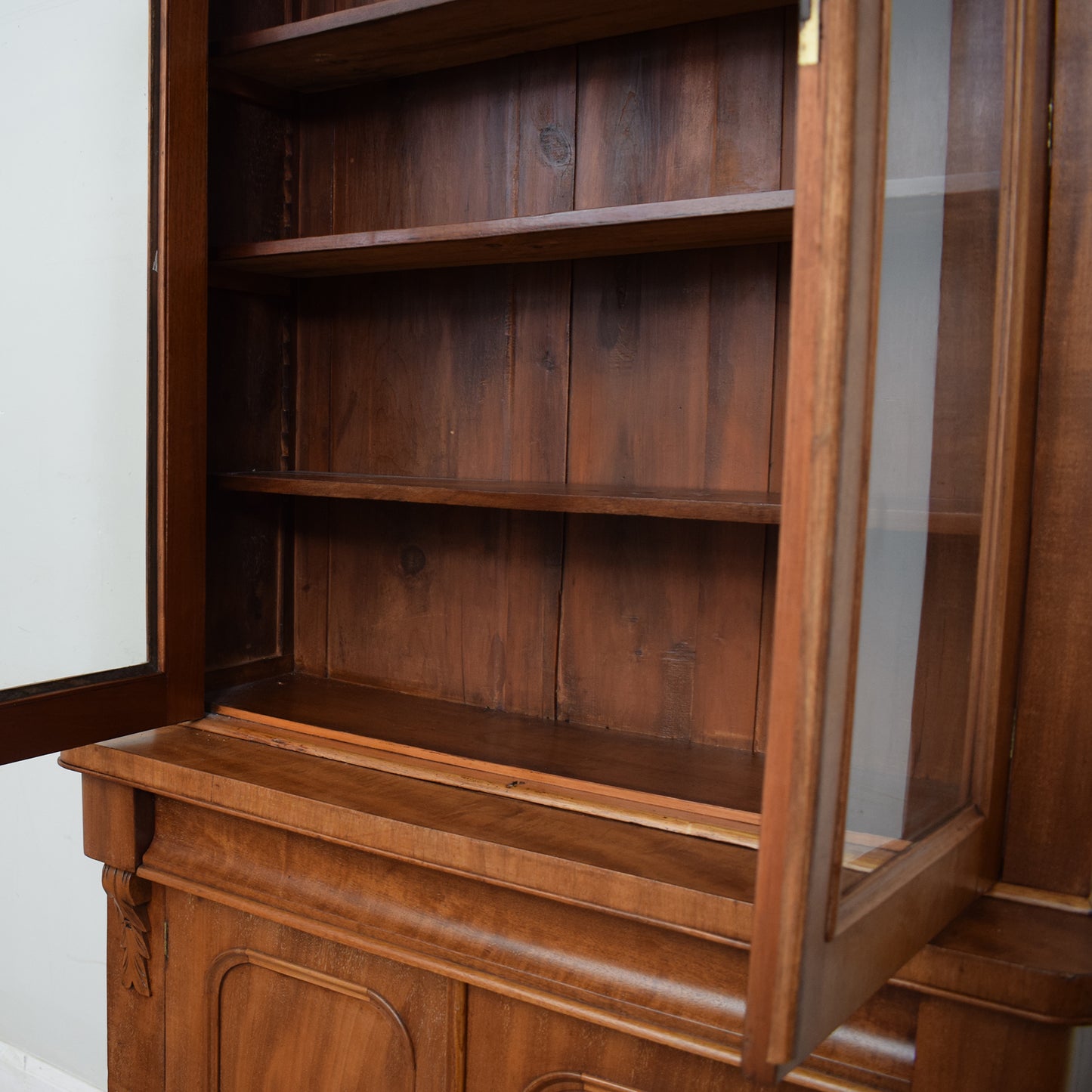 Vintage Mahogany Display Cabinet