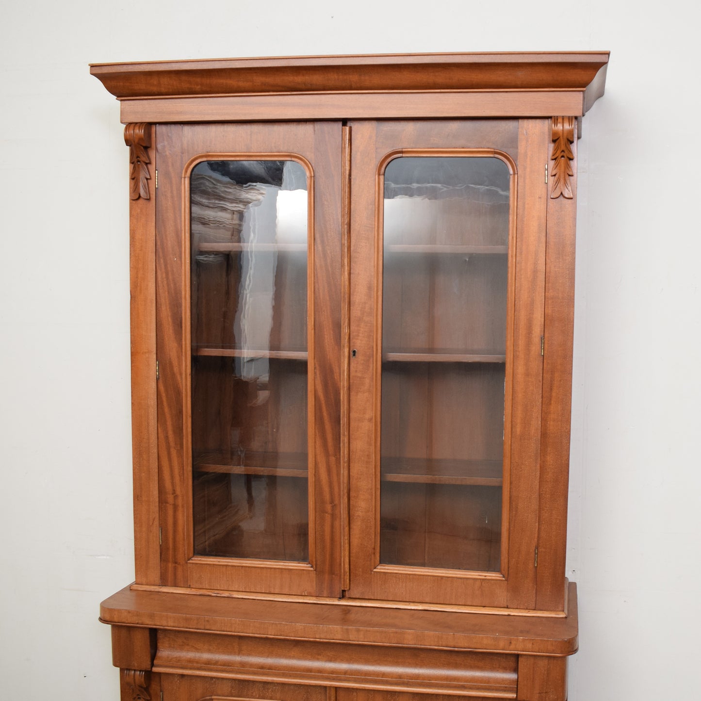 Vintage Mahogany Display Cabinet