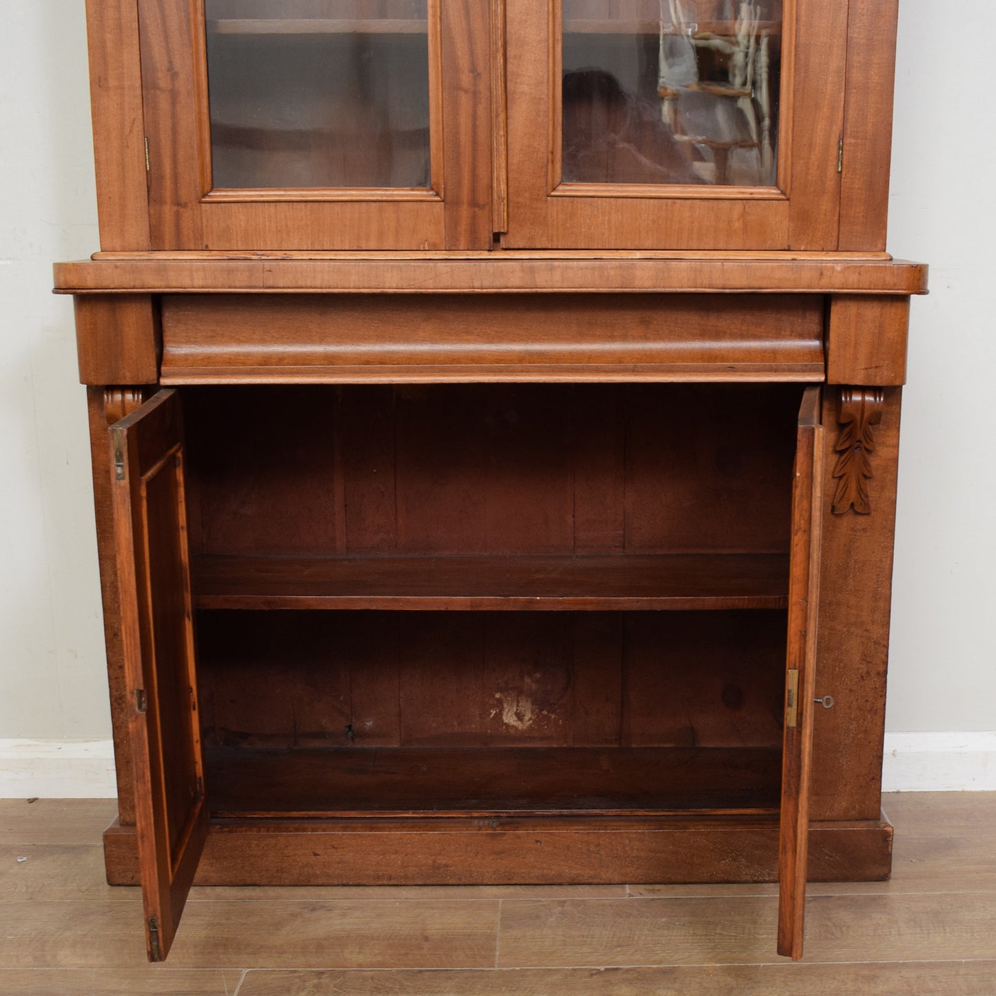 Vintage Mahogany Display Cabinet