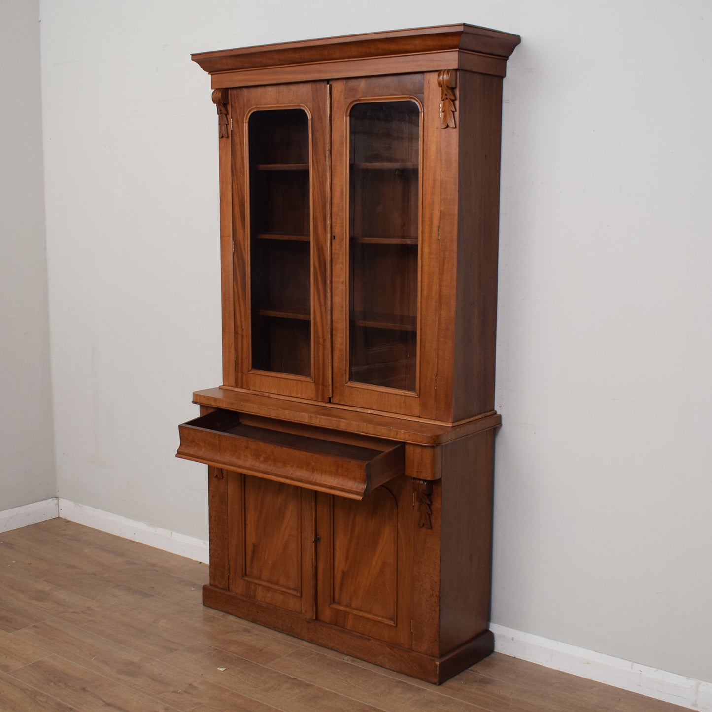 Vintage Mahogany Display Cabinet