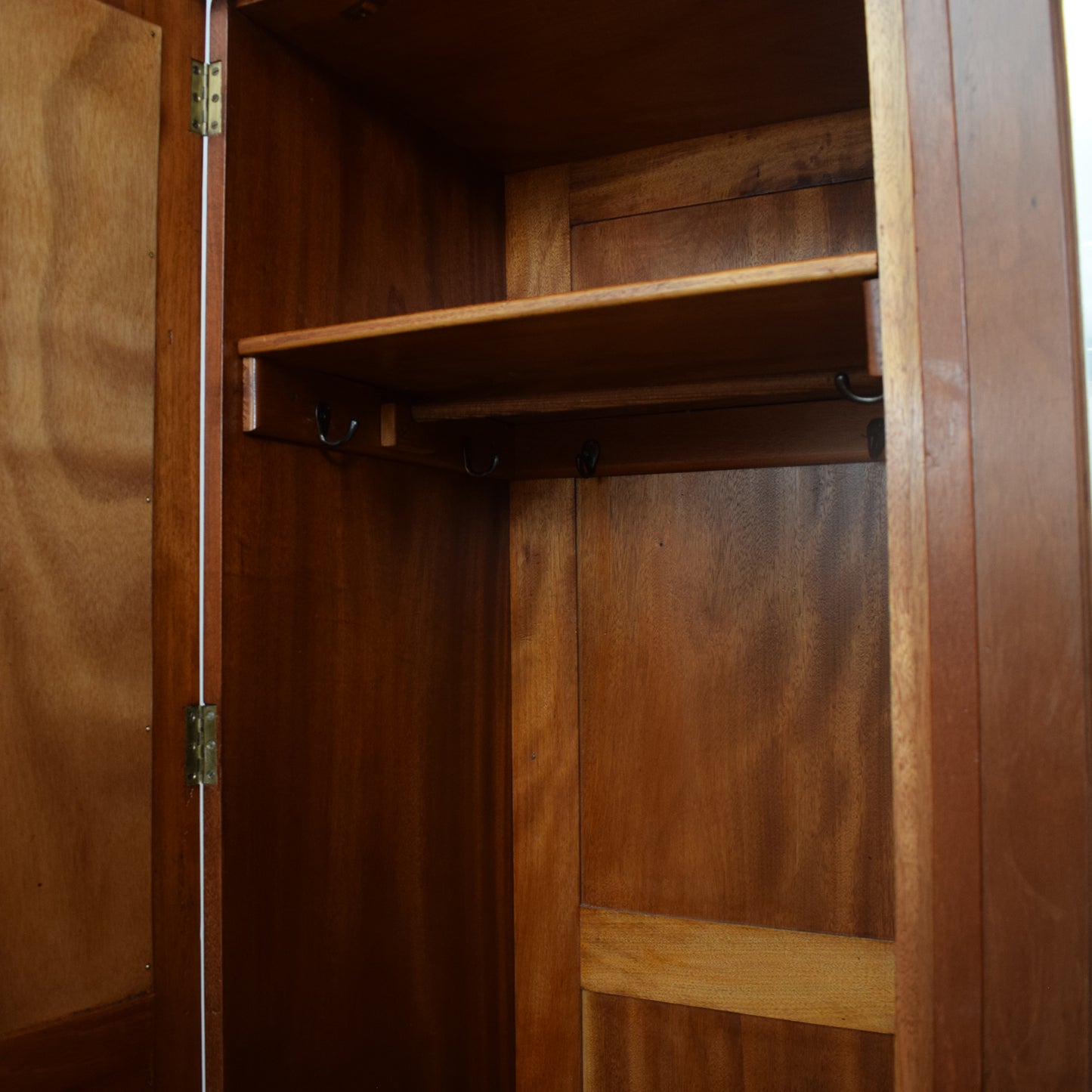 Mahogany Triple Wardrobe