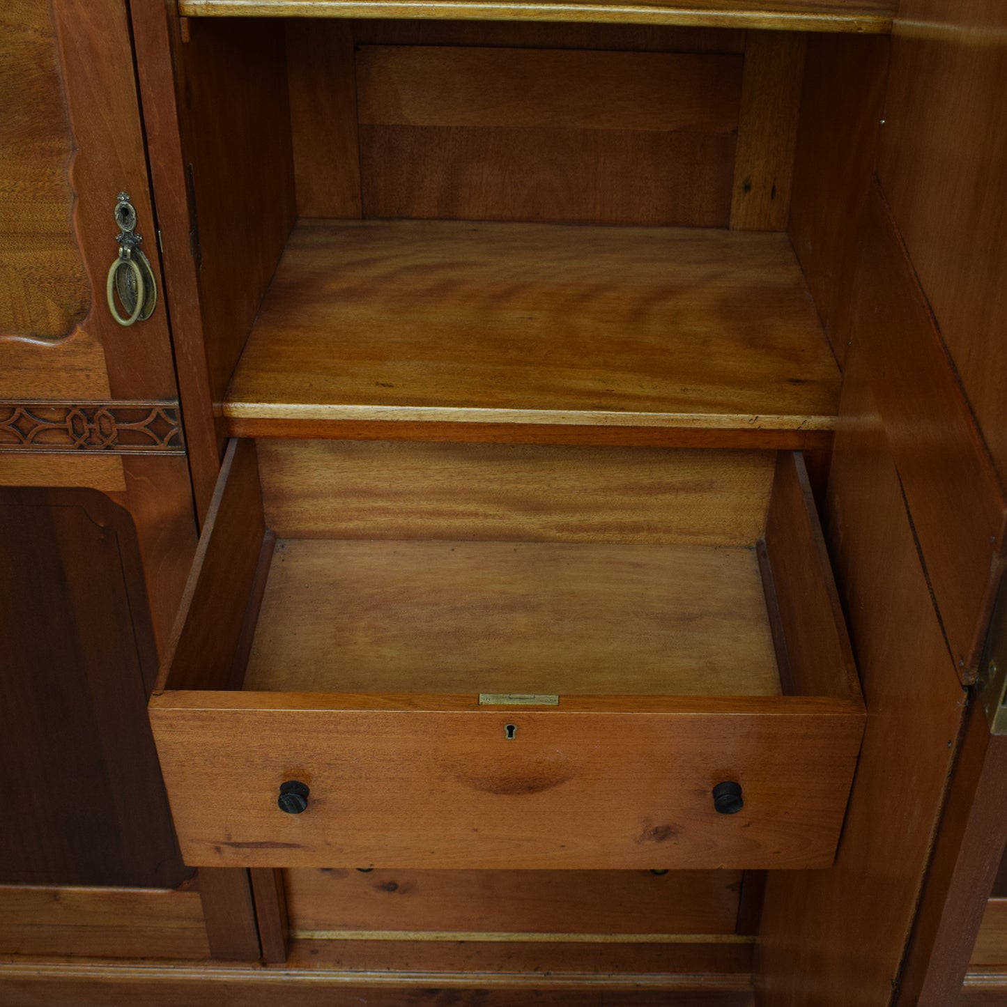 Mahogany Triple Wardrobe