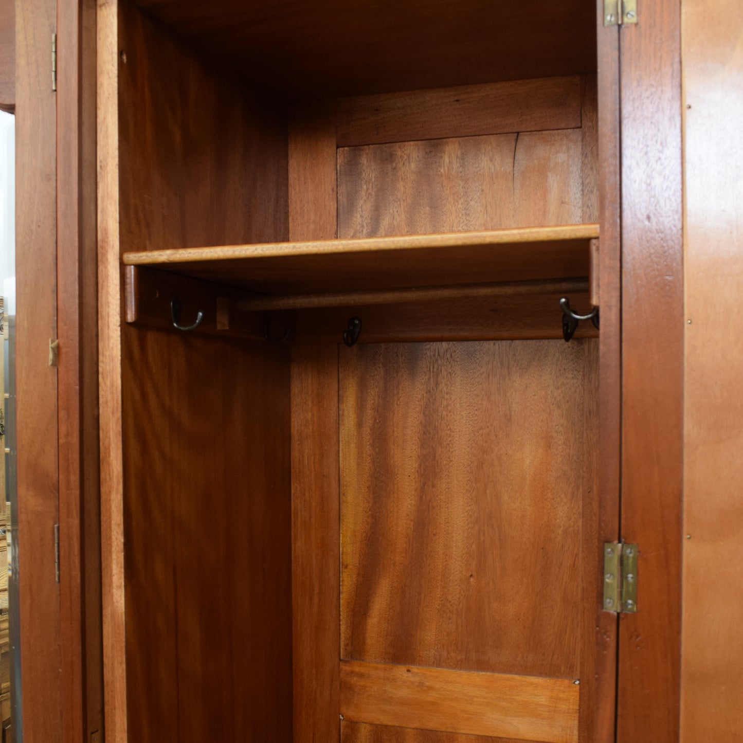 Mahogany Triple Wardrobe