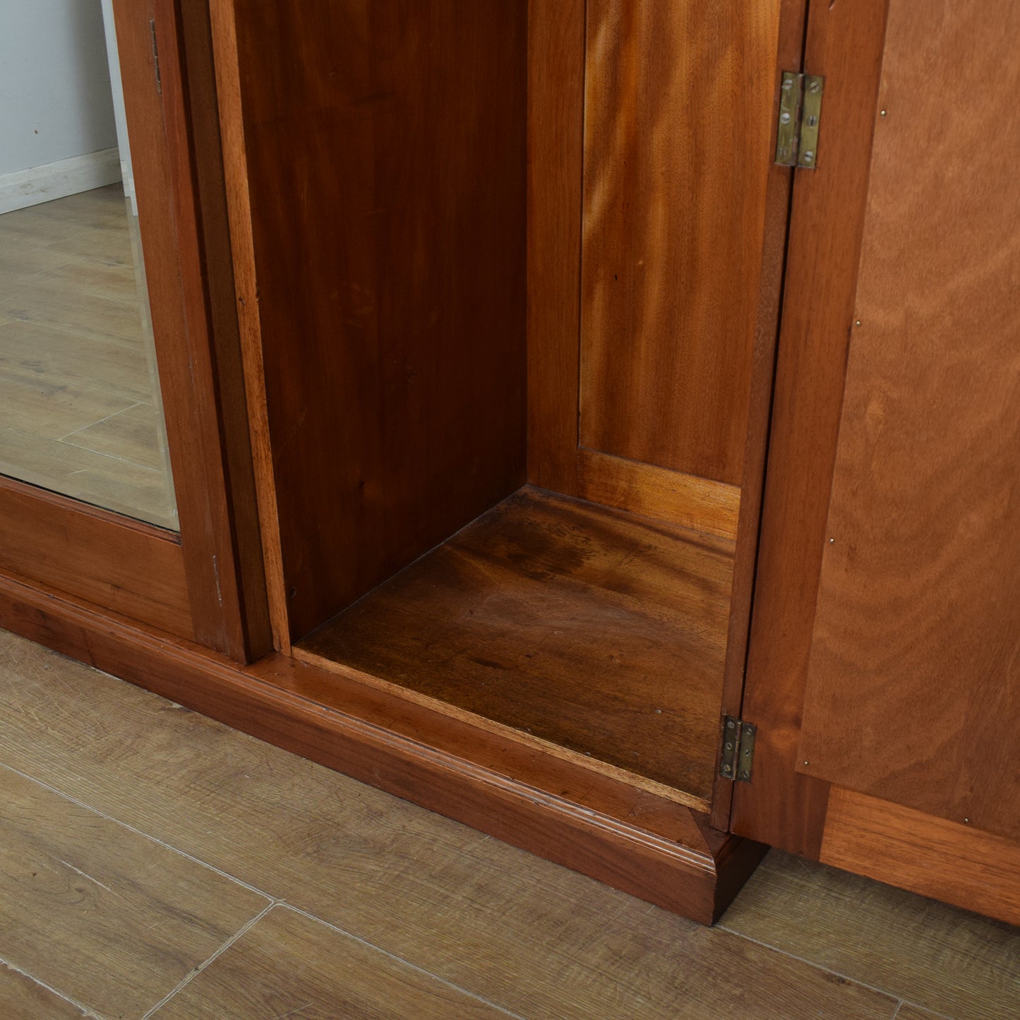 Mahogany Triple Wardrobe