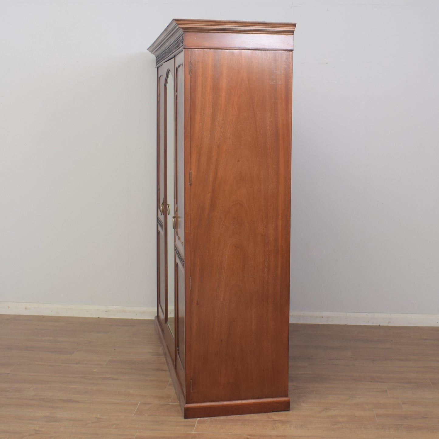 Mahogany Triple Wardrobe