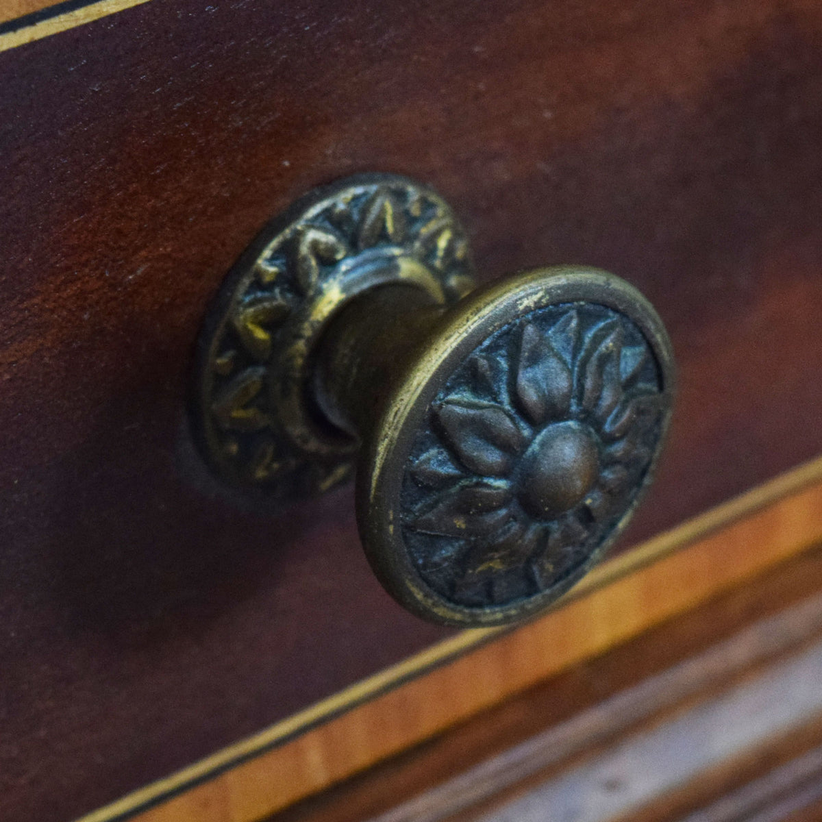 Inlaid Mahogany Dressing Table