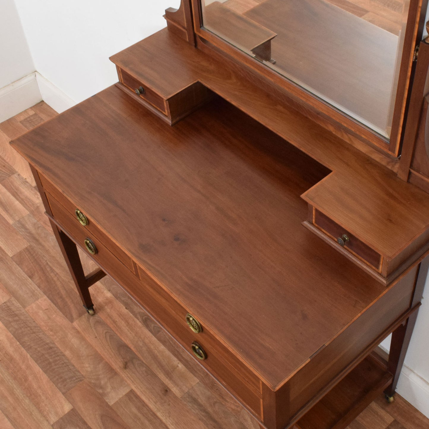 Inlaid Mahogany Dressing Table