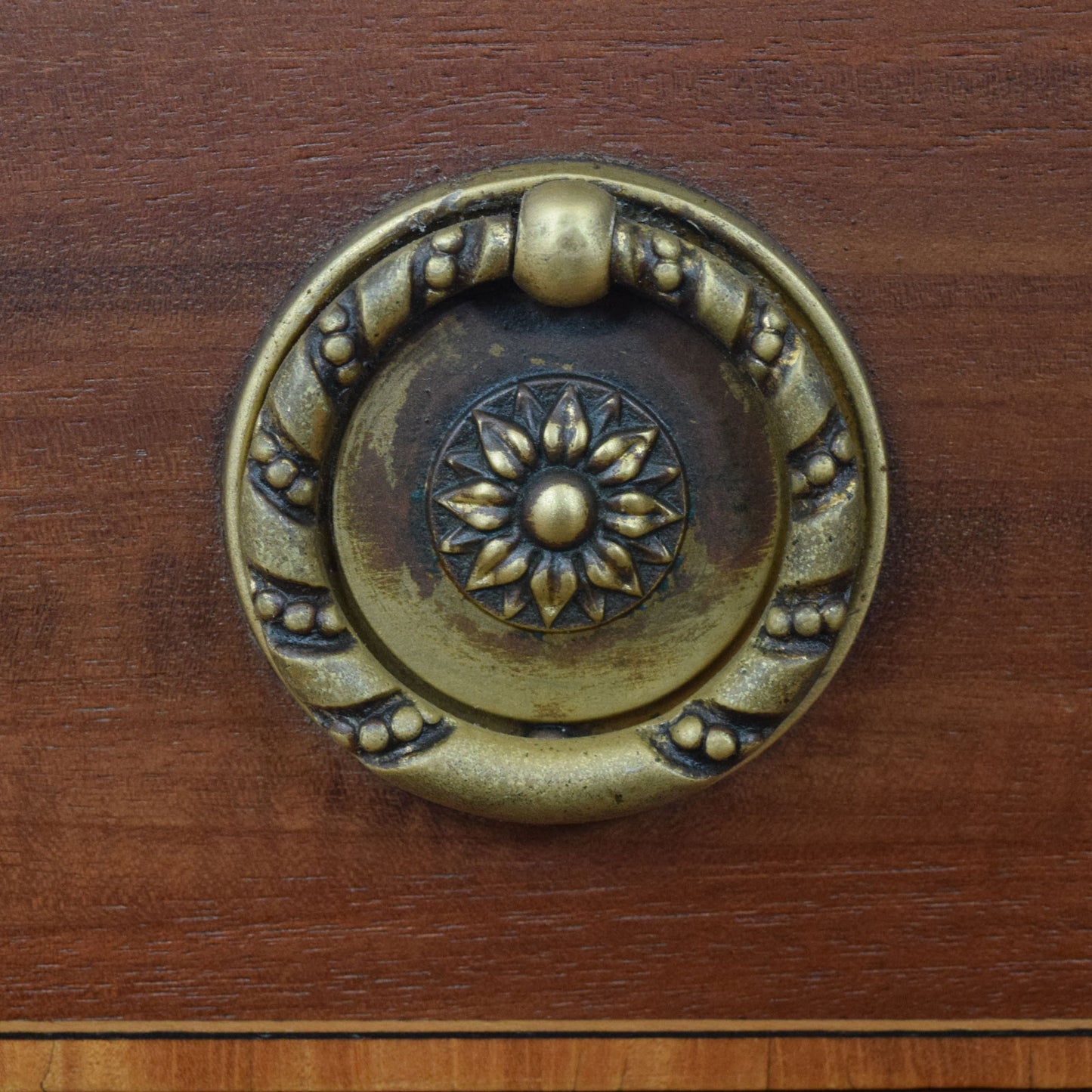 Inlaid Mahogany Dressing Table